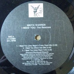 画像1: Nikita Warren / I Need You: The Remixes 【中古レコード】1631一枚 