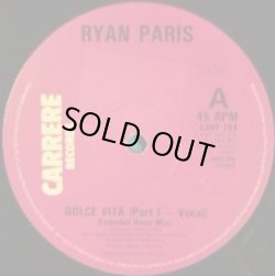 画像1: Ryan Paris / Dolce Vita (Extended Disco Mix) UK (CART 289)【中古レコード】2185 完売中
