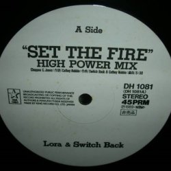 画像1: $ Lora & Swich Back / Set The Fire (High Power Mix) Satoko Shimizu & Swich Back (Middle Power Mix) 希少 (DH 1081)【中古レコード】2931-1-1