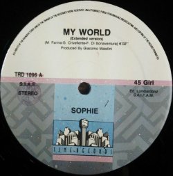 画像1: $ Sophie ‎/ My World (TRD 1096) 【中古レコード】 2233E