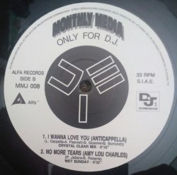 画像2: $ Monthly Media - Only For D.J. (MMJ 008) プロモ盤 (Alfa) Cappella / U Got 2 Know (Midi Wave Remix) YYY475-5032-1-1