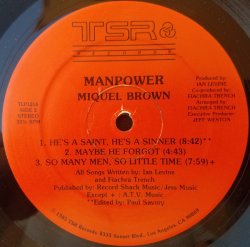 画像2: $ Miquel Brown – Manpower (TLP1226) LP, Album (US) He's A Saint, He's A Sinner (So Many Men)【中古レコード】Y6-3F店