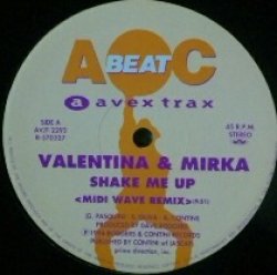 画像1: $ Valentina & Mirka * 155th Street & The Dr, / Shake Me Up (Midi Wave Remix) * Down Da House (AVJT-2293)【中古レコード】YYY108-1731-22-22