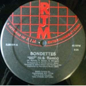 画像: Bondettes / 007 (RJM 001) U.S. Remix【中古レコード】1480一枚 