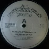 画像: Barbara Pennington / All American Boy (SOHOT 28) SOHO(T) 28【中古レコード】1589 一枚