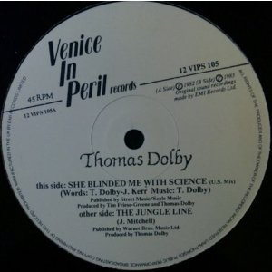 画像: Thomas Dolby / She Blinded Me With Science  【中古レコード】1651一枚 