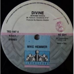 画像: Mike Hammer / Divine (Extended Version) ノーマル盤 (TRD 1087) 穴【中古レコード】2126ABC ★