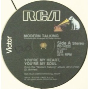 画像: Modern Talking ‎/ You're My Heart, You're My Soul 【中古レコード】2441