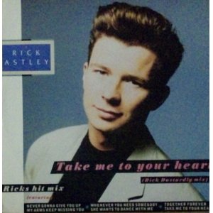 画像: Rick Astley ‎/ Take Me To Your Heart (The Dick Dastardly Mix) UK (PT 42582)【中古レコード】2467