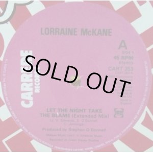 画像: Lorraine McKane ‎/ Let The Night Take The Blame 【中古レコード】2570