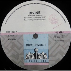 画像: $ Mike Hammer / Divine (Extended Version) ノーマル盤 (TRD 1087) 穴【中古レコード】2683AB 管理