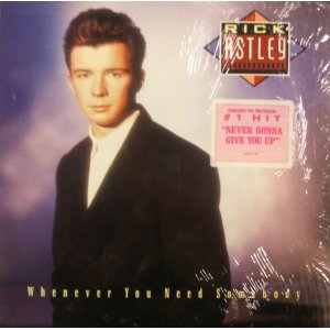 画像: Rick Astley ‎/ Whenever You Need Somebody (LP) 【中古レコード】2752