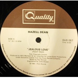 画像: Hazell Dean ‎/ Jealous Love / Evergreen 【中古レコード】2774