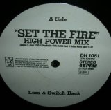 画像: $ Lora & Swich Back / Set The Fire (High Power Mix) Satoko Shimizu & Swich Back (Middle Power Mix) 希少 (DH 1081)【中古レコード】2931-1-1