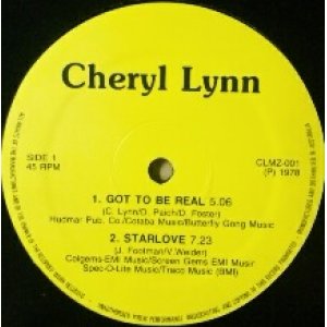 画像: Cheryl Lynn / GOT TO BE REAL (カップリング) 【中古レコード】1144  原修正