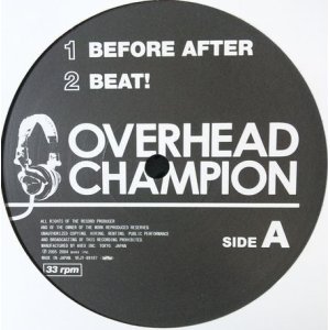 画像: OVERHEAD CHAMPION / BEFORE AFTER  (VEJT-89187)【中古レコード】1396一枚