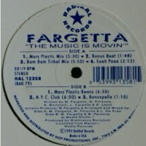 画像: Fargetta / The Music Is Movin' (HAL 12358)【中古レコード】1114