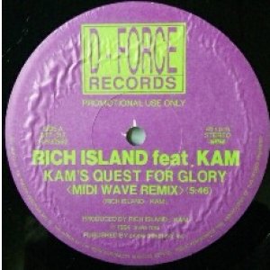 画像: RICH ISLAND feat.KAM / KAM'S QUEST FOR GLORY (DFT-017) MIDI WAVE REMIX 【中古レコード】1205 Re