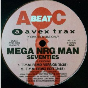 画像: Mega NRG Man /  Seventies (AVJS-1090) 限定盤 (Remix) 【中古レコード】1391一枚 後程済