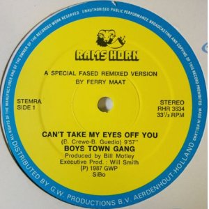 画像: Boys Town Gang / Can't Take My Eyes Off You 【中古レコード】1427一枚