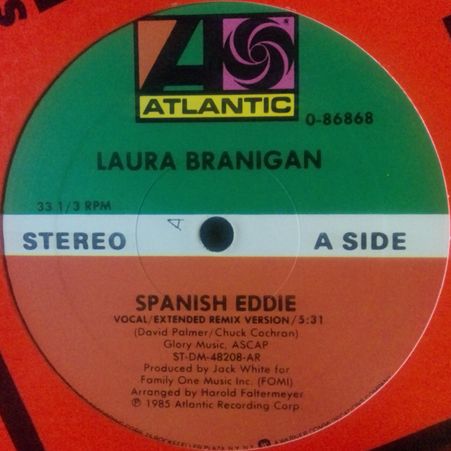 画像1: Laura Branigan / Spanish Eddie  【中古レコード】1588 一枚