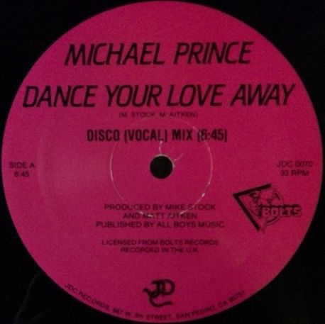画像1: Michael Prince / Dance Your Love Away (JDC 0070) US 【中古レコード】1602B