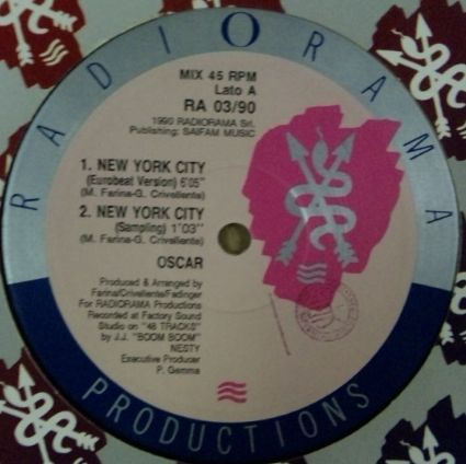 画像1: Oscar / New York City (RA 03/90) 【中古レコード】2203
