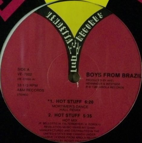 画像1: Boys From Brazil / Hot Stuff 【中古レコード】2475