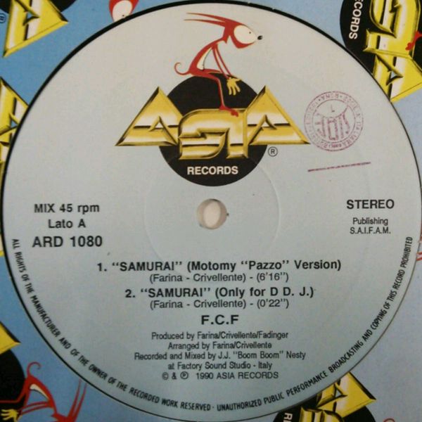 画像1: F.C.F. ‎/ Samurai 【中古レコード】2722