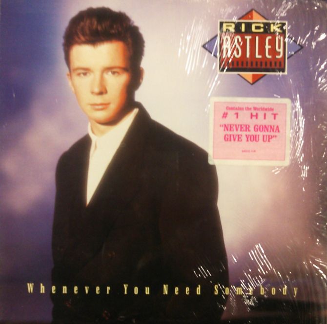 画像1: Rick Astley ‎/ Whenever You Need Somebody (LP) 【中古レコード】2752