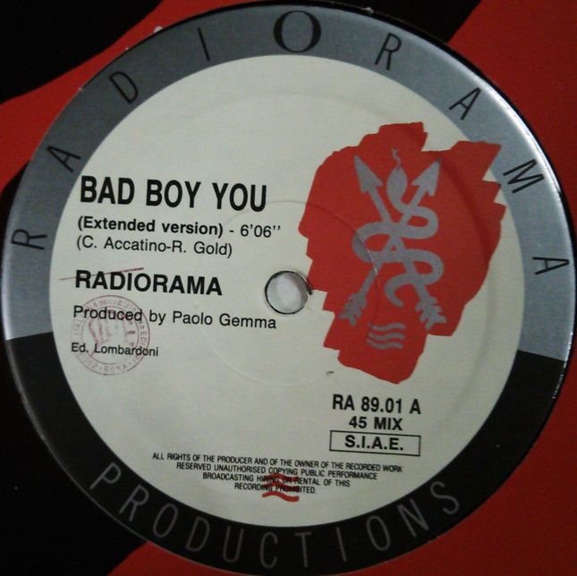画像1: Radiorama ‎/ Bad Boy You (RA 89.01)【中古レコード】 2871