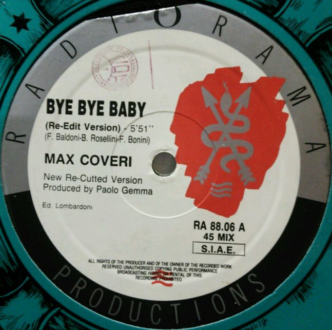 画像1: Max Coveri ‎/ Bye Bye Baby (Re-Edit) 【中古レコード】2440 再