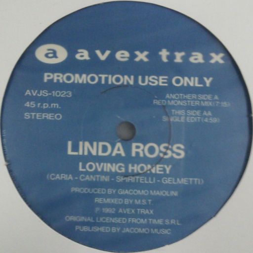 画像1: Linda Ross ‎/ Loving Honey (Remix) (AVJS-1023) 【中古レコード】2904