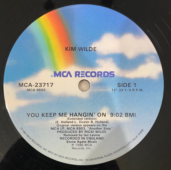 画像1: Kim Wilde / You Keep Me Hangin' On (Extended Mix) 穴【中古レコード】2004B ★