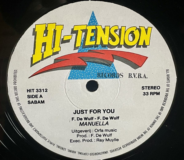 画像3: %% Manuela / Just For You (HIT 3312)【中古レコード】1456一枚 