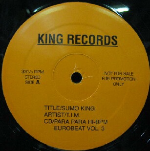 画像1: $ T.I.M. / SUMO KING * LOVE & DANCE / Hi-BPM Eurobeat 3 (---) 【中古レコード】YYY102-1678-20-40 後程済