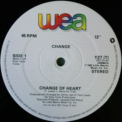 画像1: Change / Change Of Heart  【中古レコード】1527一枚 