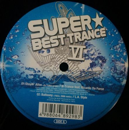 画像2: $ SUPER ★ BEST TRANCE VI (VEJT-89298) N-Trance / Stayin' Alive 他 【中古レコード】Y2-1350