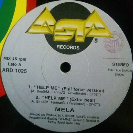 MELA / HELP ME (ARD 1025) 【中古レコード】1365 一枚 - MEGA-MIX