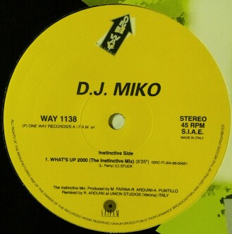 画像1: DJ Miko / What's Up 2000 【中古レコード】1253B