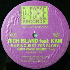 画像1: RICH ISLAND feat.KAM / KAM'S QUEST FOR GLORY (DFT-017) MIDI WAVE REMIX 【中古レコード】1205 Re