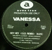 画像1: Vanessa / Hey Hey (AVJS-1038) Remix 【中古レコード】1042 Re  原修正