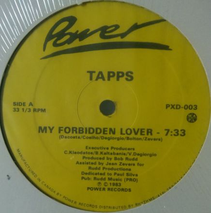 画像1: TAPPS / MY FORBIDDEN LOVER 【中古レコード】1440一枚